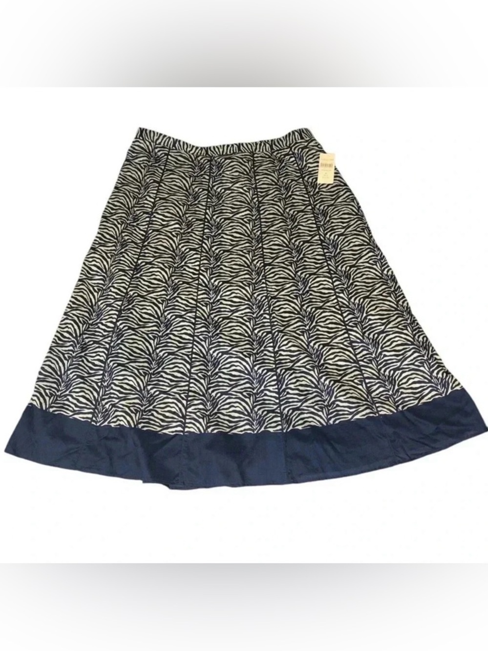 Coldwater Creek Zebra Print Skirt- NWT